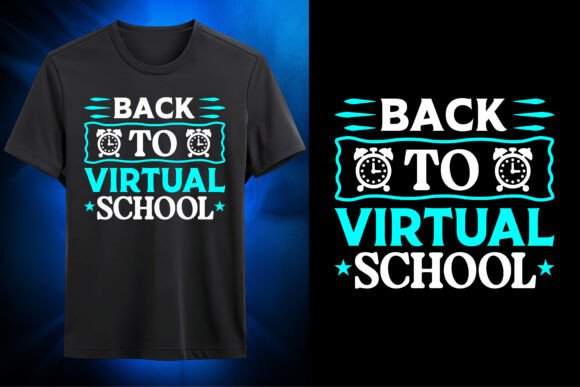 Back to Virtual School SVG Design: A Creative Asset for Modern Branding