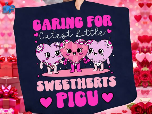 Cute PICU Nurse Sweethearts Design: A Versatile Creative Asset