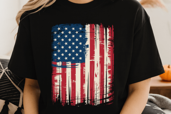 Grunge American Flag PNG: Edgy Patriotic Design Asset