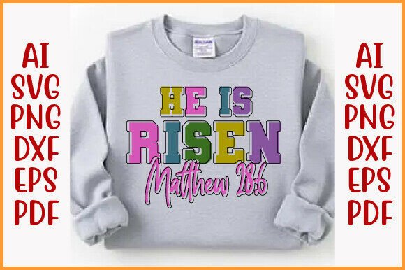 He is Risen Shirt Design: Playful Faith for Modern Creators
