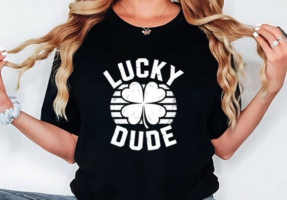 Lucky Dude T Shirt Design: A Versatile Creative Asset
