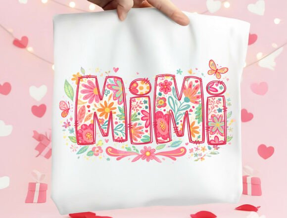 Mimi PNG Floral Spring Design: A Fresh Asset for Creative Projects