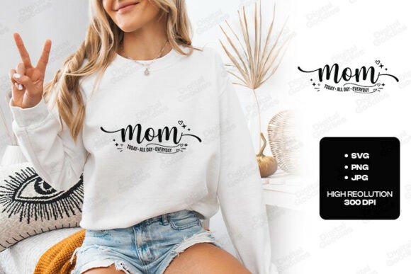 Modern Typography for Everyday Motherhood Celebrations