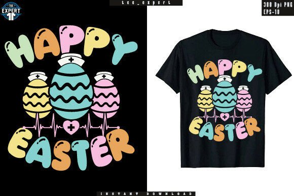 Retro Easter Bunny Design: A Groovy Asset for Creators